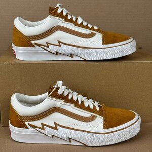 Vans Old Skool Low Sneakers Brown White Suede Canvas US Men’s 7/Women’s 8.5 EU39